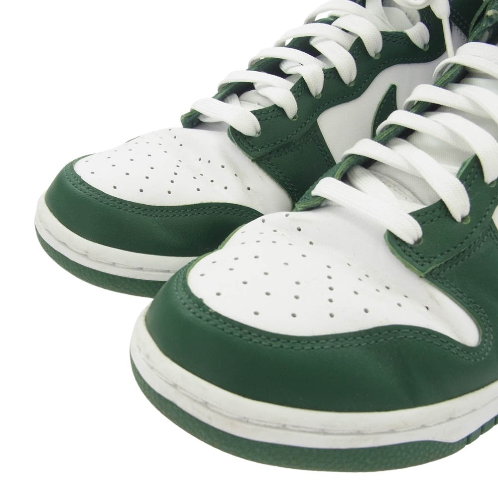 NIKE ナイキ DD1399-300 DUNK HI RETRO NOBLE GREEN ダンク レトロ ハイカットスニーカー ノーブルグリーン ホワイト系 グリーン系 27cm【中古】