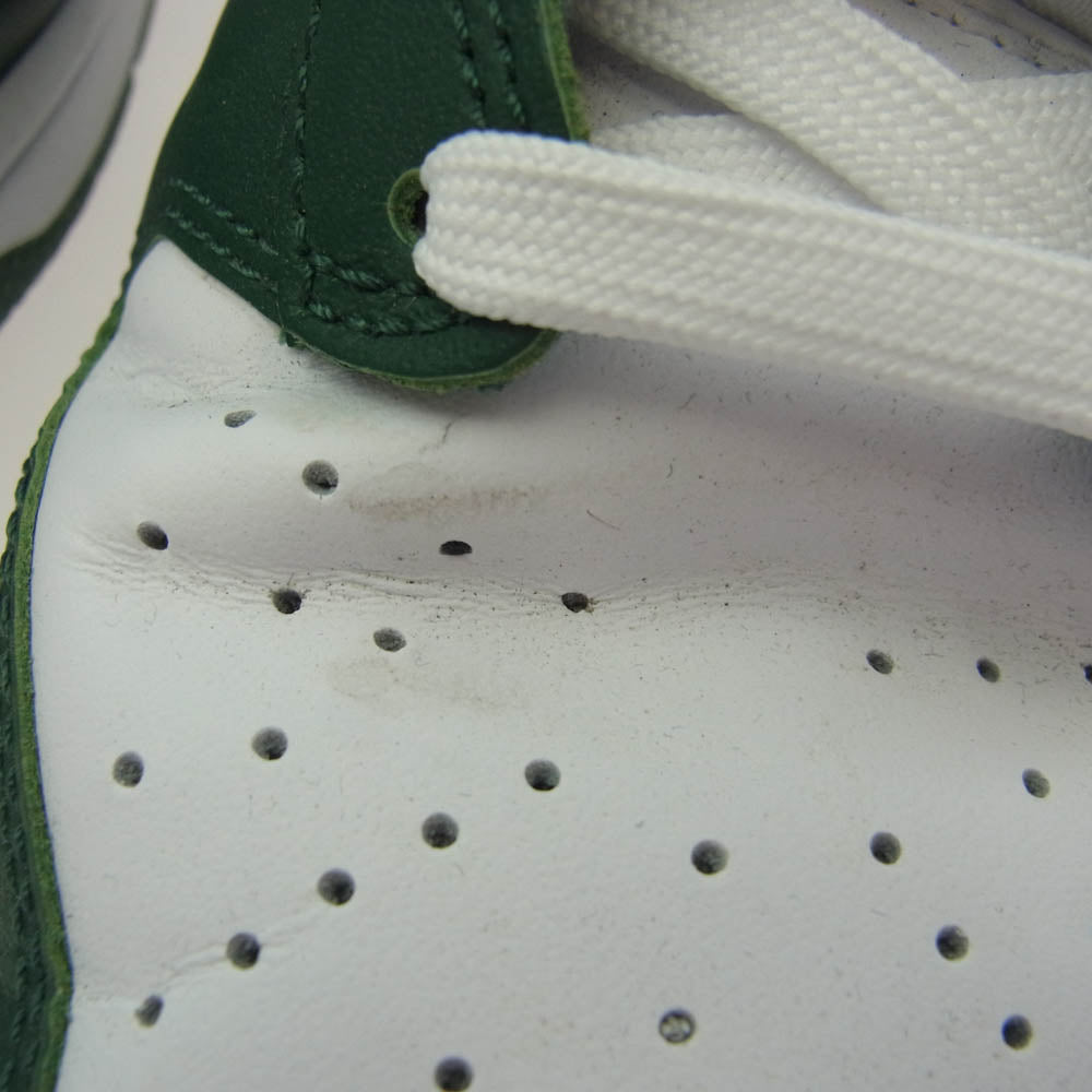 NIKE ナイキ DD1399-300 DUNK HI RETRO NOBLE GREEN ダンク レトロ ハイカットスニーカー ノーブルグリーン ホワイト系 グリーン系 27cm【中古】