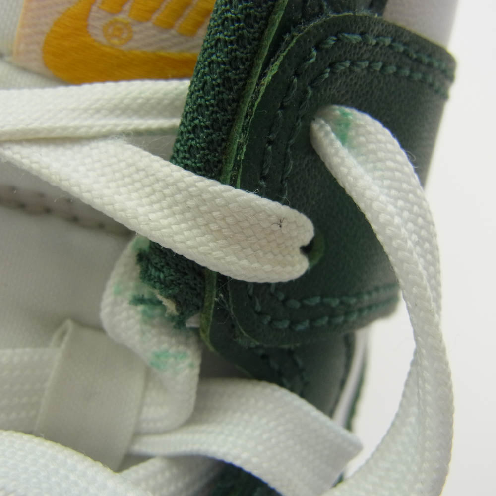 NIKE ナイキ DD1399-300 DUNK HI RETRO NOBLE GREEN ダンク レトロ ハイカットスニーカー ノーブルグリーン ホワイト系 グリーン系 27cm【中古】