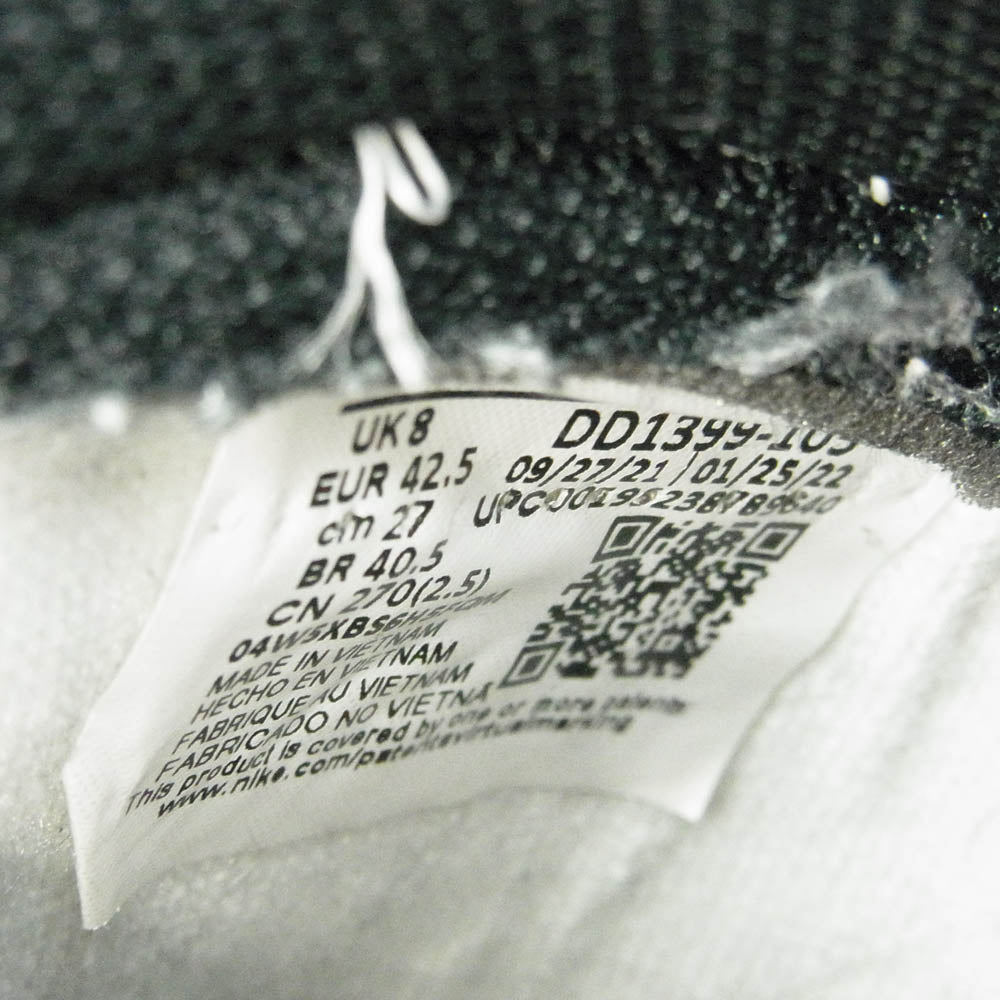 NIKE ナイキ DD1399-105 DUNK HIGH RETRO Championship ダンク ハイ レトロ チャンピオンシップ ハイカットスニーカー ブラック系 ホワイト系 27CM【中古】