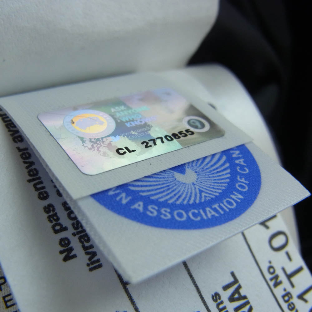 CANADA GOOSE カナダグース 3034L サザビーリーグタグ SOLARIS PARKA ソラリス ダウン パーカ ダウン ジャケット ブラック系 XS【中古】