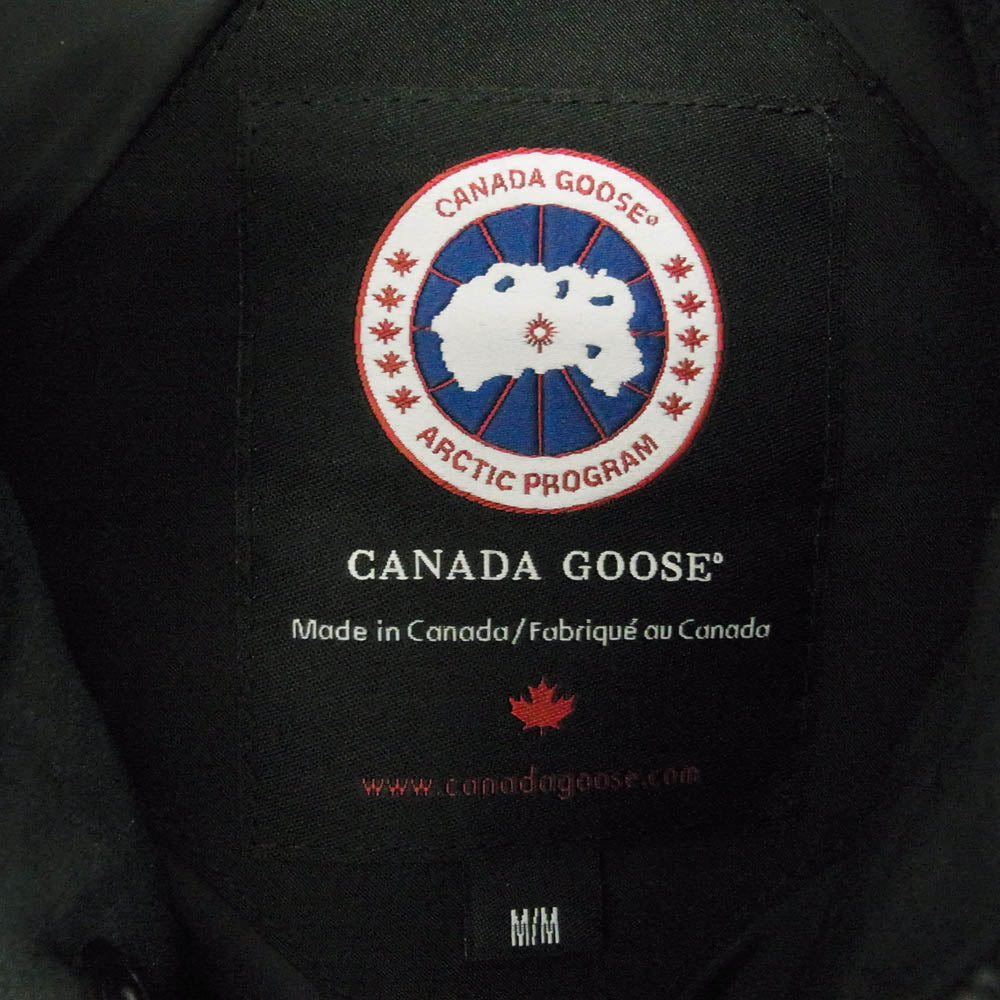CANADA GOOSE カナダグース 4550M サザビーリーグタグ MEITLAND PARKA メイトランド ダウン ジャケット ブラック系【中古】