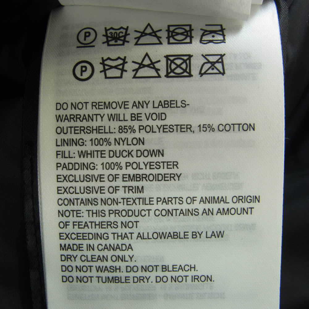 CANADA GOOSE カナダグース 4550M サザビーリーグタグ MEITLAND PARKA メイトランド ダウン ジャケット ブラック系【中古】