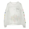 CHROME HEARTS クロムハーツ（原本無） 国内正規品 ユナイテッドアローズ仙台店購入時レシート付属 MLTCOL CEM CRS LS Tee MULT CEME DMND L/S TEE マルチ セメタリークロス 長袖 Tシャツ ロンT ホワイト系 L【中古】