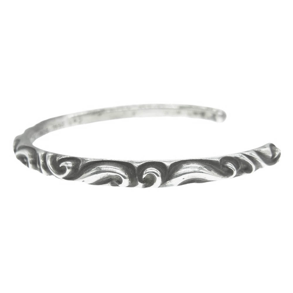 CHROME HEARTS クロムハーツ（原本無） BANGLE SCROLL スクロールバンド バングル ブレスレット シルバー系【中古】