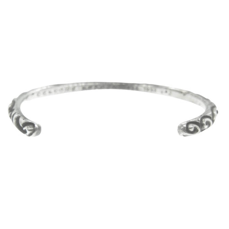 CHROME HEARTS クロムハーツ（原本無） BANGLE SCROLL スクロールバンド バングル ブレスレット シルバー系【中古】