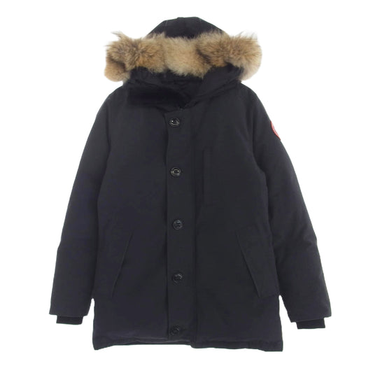 CANADA GOOSE カナダグース 3438JM 国内正規品 サザビーリーグ Jasper Parka ジャスパー パーカ ダウン ジャケット ブラック系 M【中古】