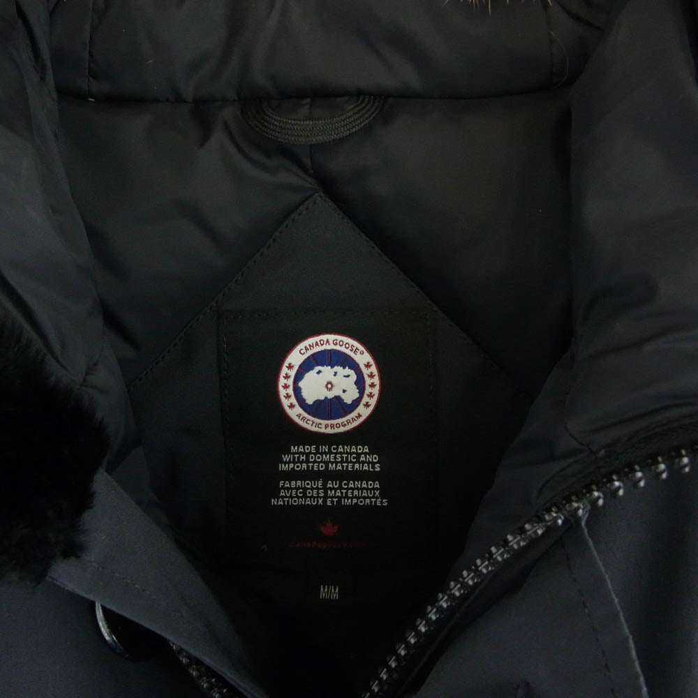 CANADA GOOSE カナダグース 3438JM 国内正規品 サザビーリーグ Jasper Parka ジャスパー パーカ ダウン ジャケット ブラック系 M【中古】