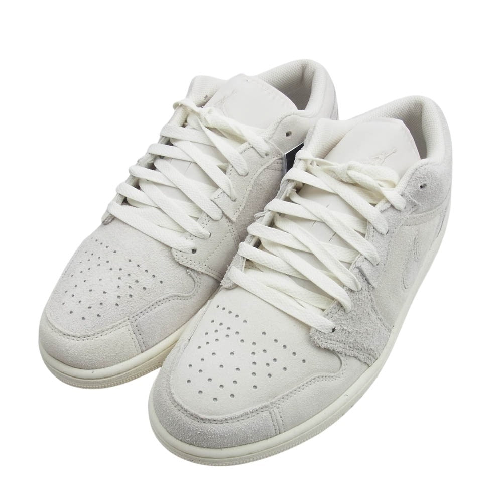 NIKE ナイキ FQ3055-100 Air Jordan 1 Low Craft Pale Ivory Legend Light Brown Sail エアジョーダン ロー クラフト スニーカー ホワイト系 28.5cm【新古品】【未使用】【中古】