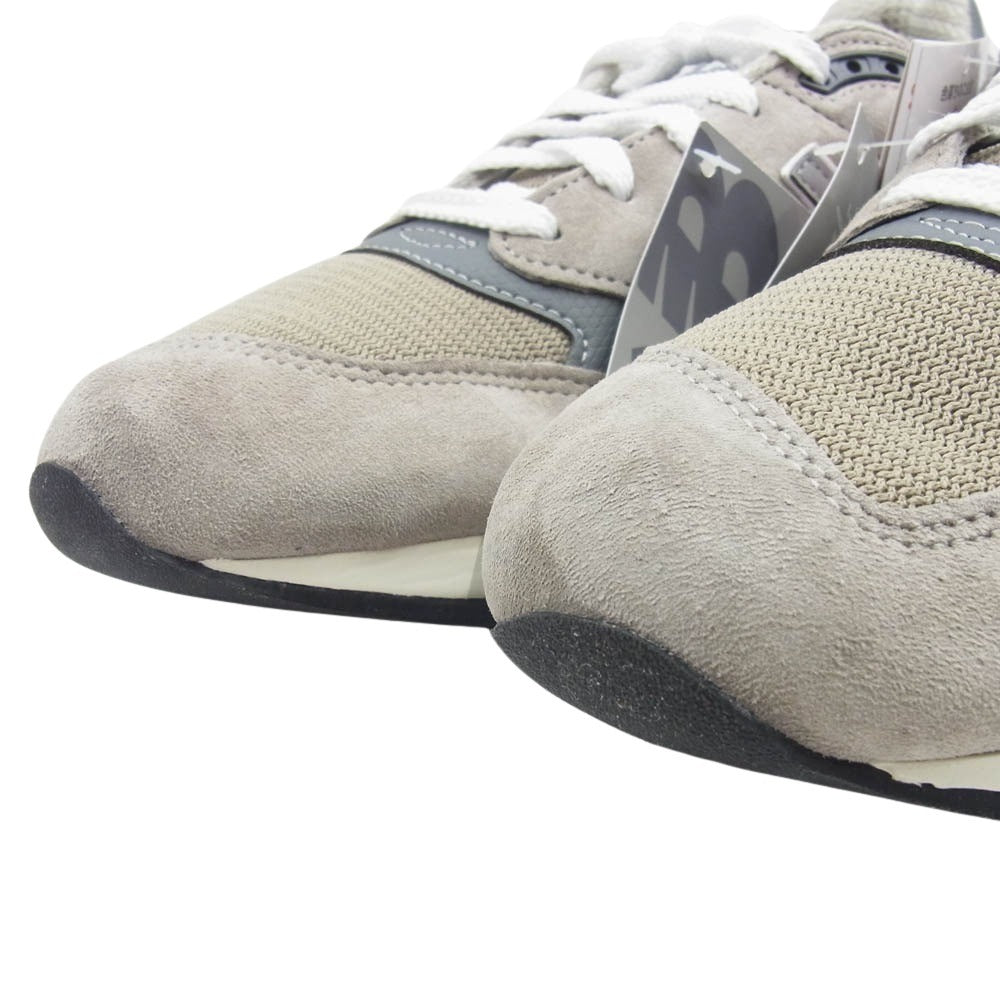 NEW BALANCE ニューバランス U998GR ABZORB アブゾーブ スエード ローカット スニーカー グレー系 28.5cm【新古品】【未使用】【中古】
