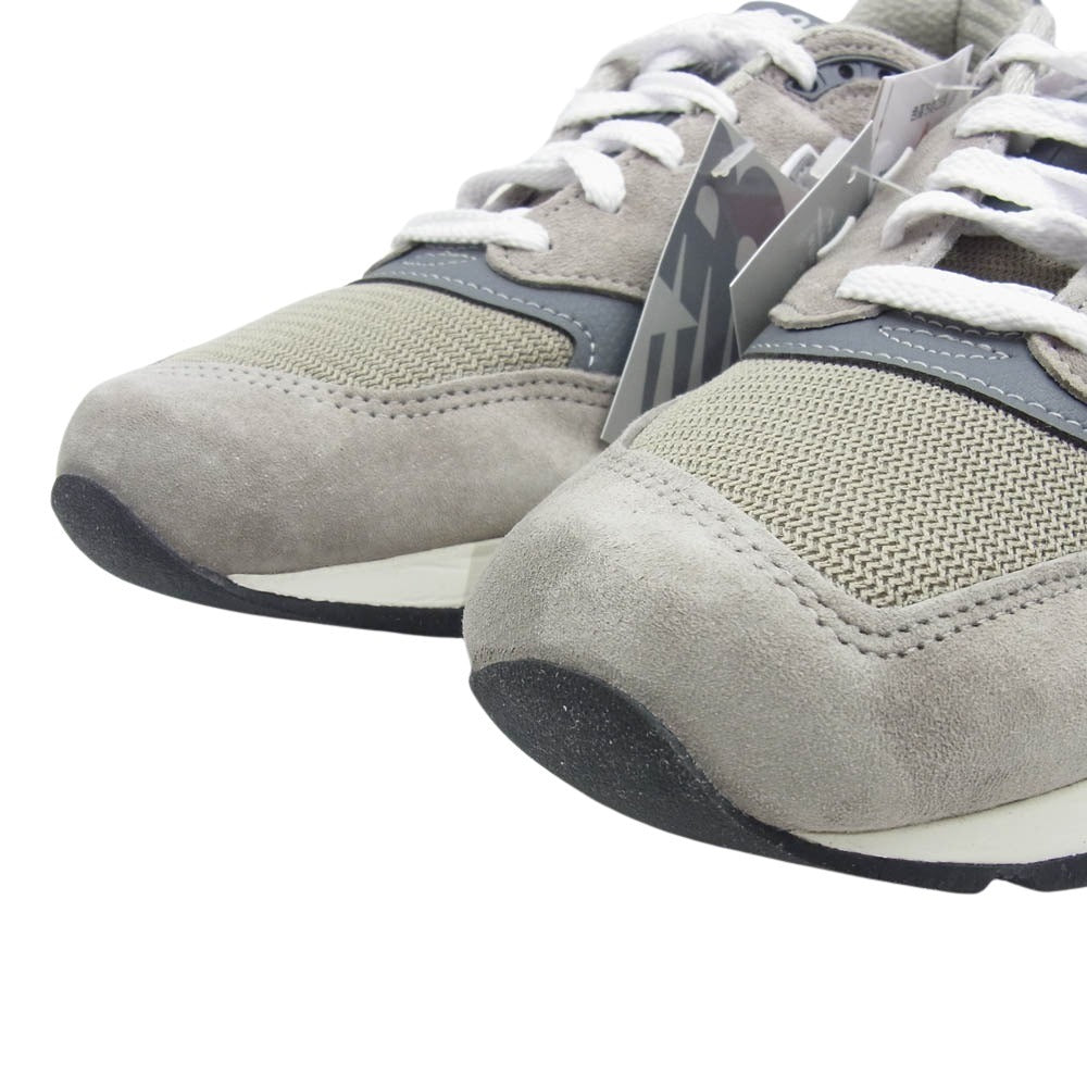 NEW BALANCE ニューバランス U998GR ABZORB アブゾーブ スエード ローカット スニーカー グレー系 28cm【新古品】【未使用】【中古】