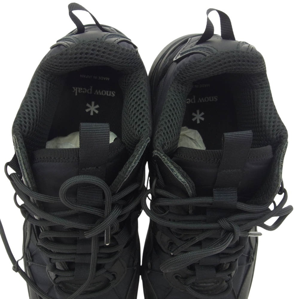 snowpeak スノーピーク SE-22AU101 SP MOUNTAIN TRECK SHOES  マウンテントレック トレッキング シューズ ブラック系 27【中古】