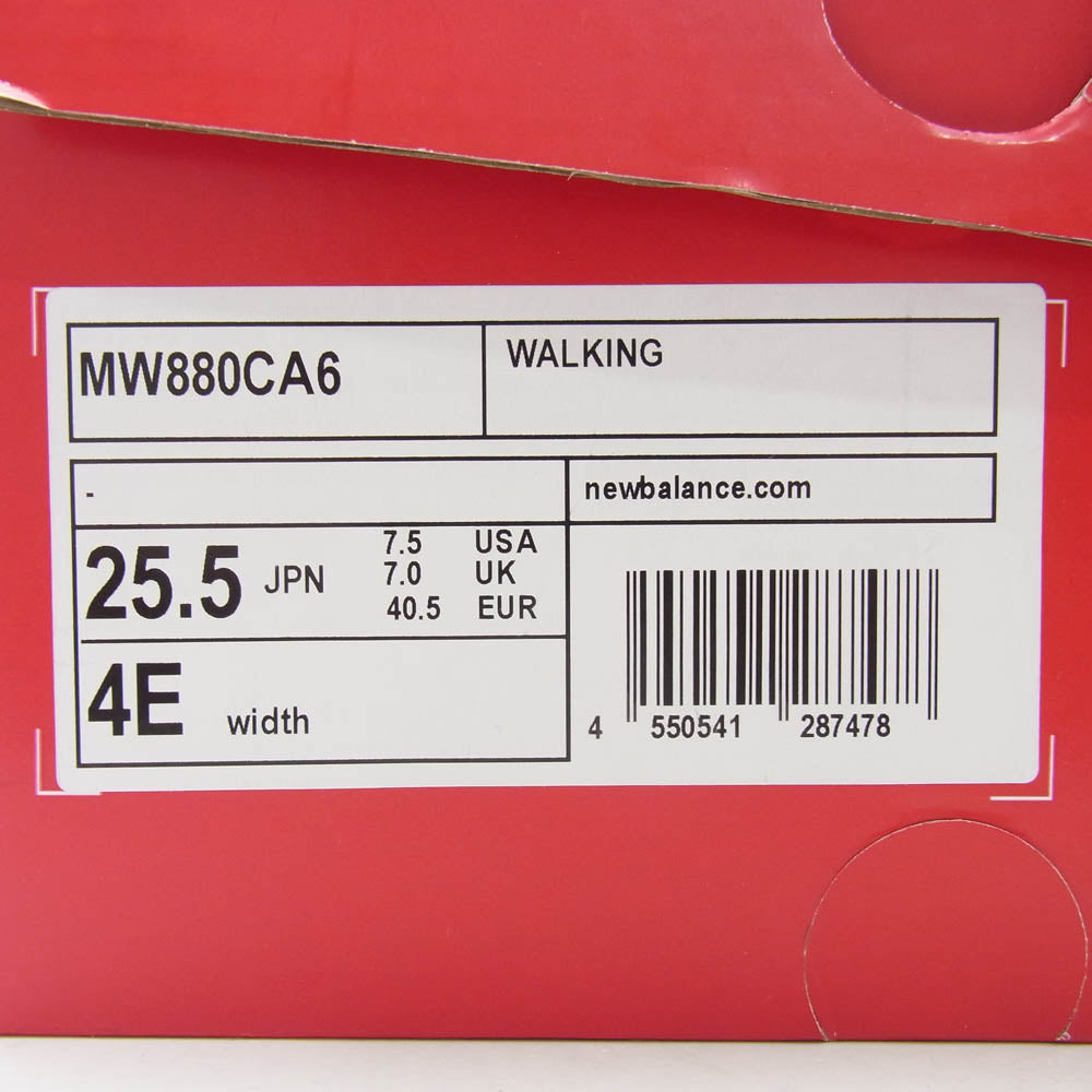NEW BALANCE ニューバランス MW880CA6 Walking Fresh Foam 880 v6 CA6 ウォーキング フレッシュフォーム スニーカー グレー系 25.5cm【新古品】【未使用】【中古】