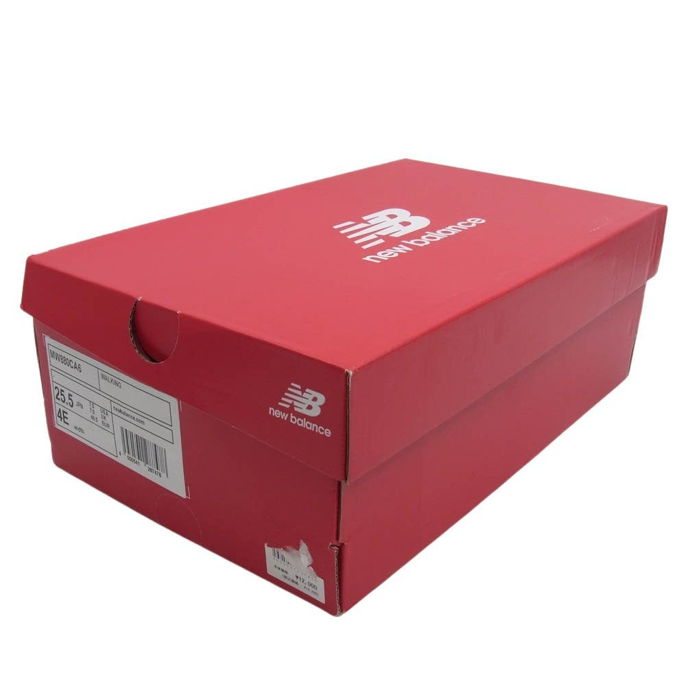 NEW BALANCE ニューバランス MW880CA6 Walking Fresh Foam 880 v6 CA6 スエード メッシュ ローカット スニーカー グレー系 25.5cm【新古品】【未使用】【中古】