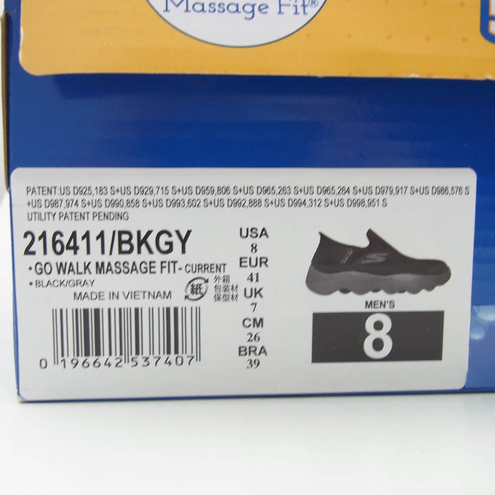 スケッチャーズ 216411 Hands Free Slip-ins ハンズフリー スリップインズ スリッポン スニーカー シューズ ブラック系 グレー系 26cm【新古品】【未使用】【中古】