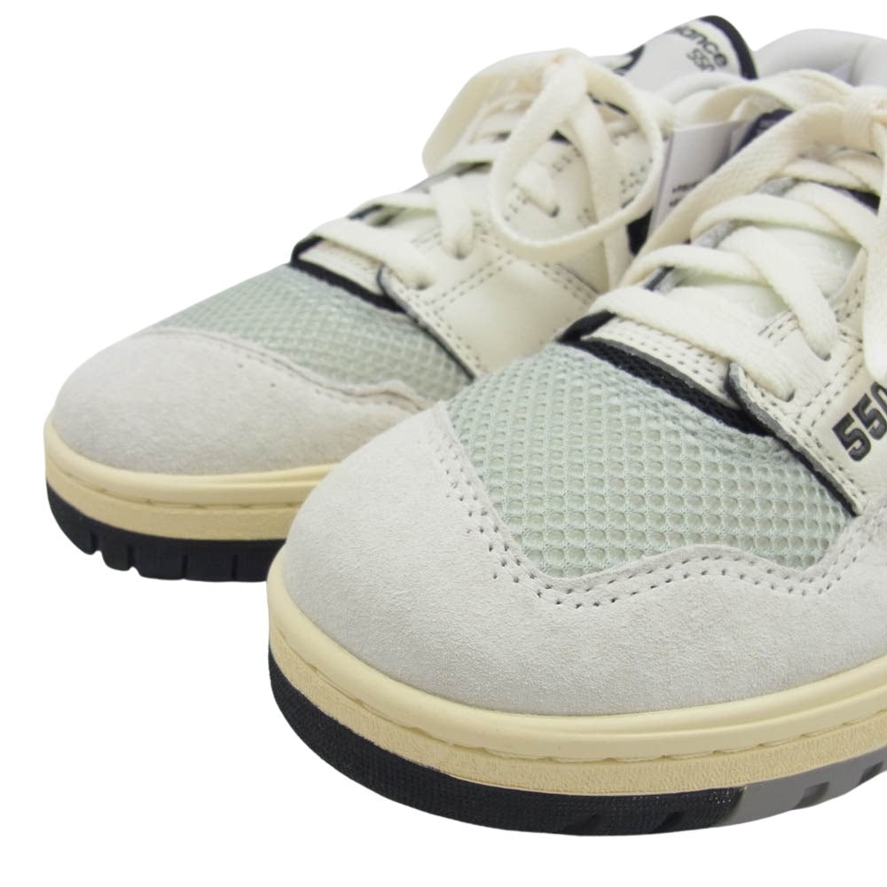 NEW BALANCE ニューバランス BB550CPC ローカット スニーカー オフホワイト系 25.5cm【新古品】【未使用】【中古】
