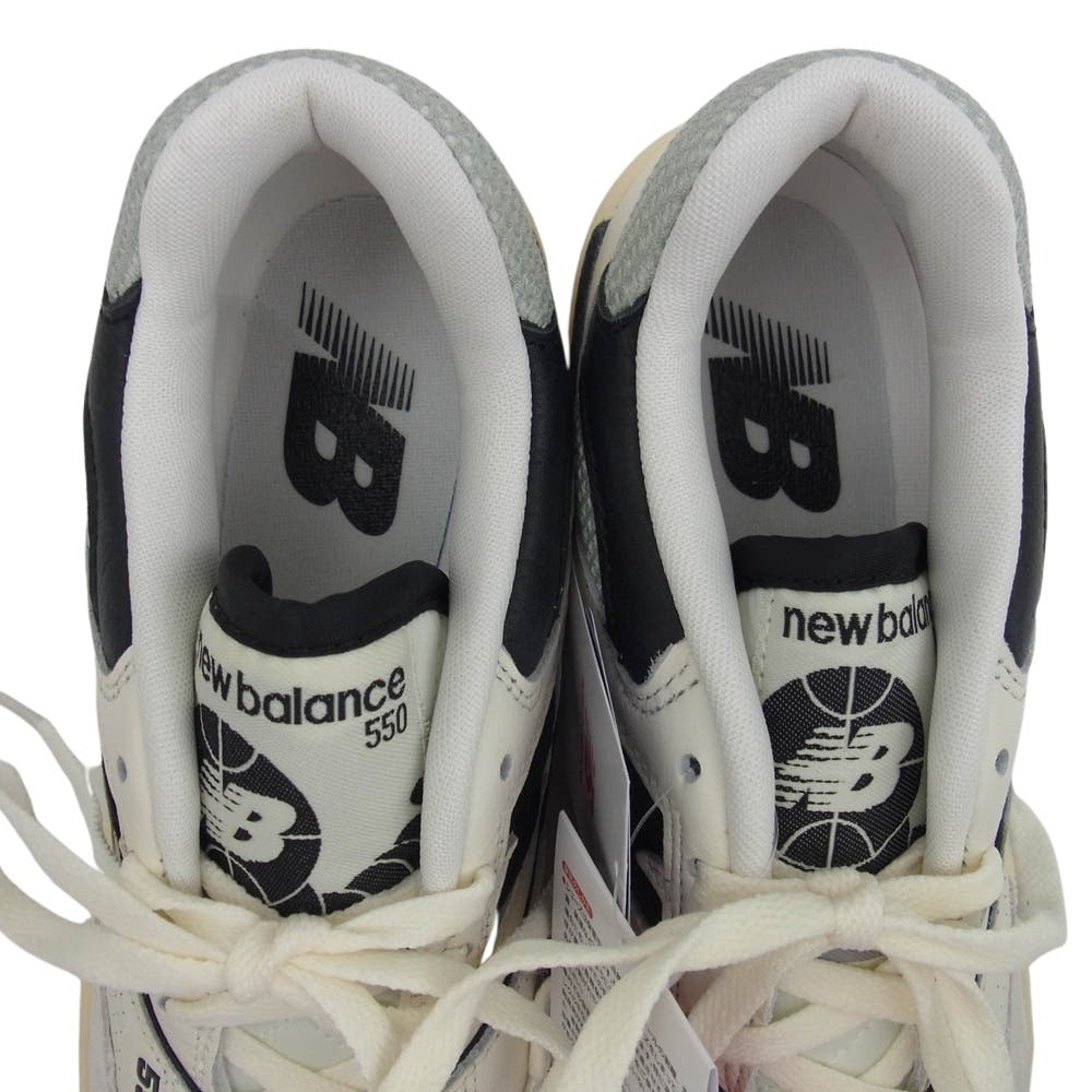 NEW BALANCE ニューバランス BB550CPC ローカット スニーカー オフホワイト系 25.5cm【新古品】【未使用】【中古】