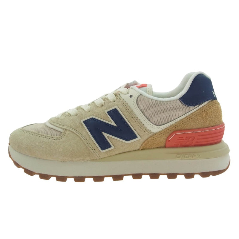 NEW BALANCE ニューバランス U574LGNV 574 Legacy NV スエード レザー ローカット スニーカー 25.5cm【新古品】【未使用】【中古】