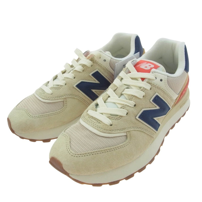 NEW BALANCE ニューバランス U574LGNV 574 Legacy NV スエード レザー ローカット スニーカー 25.5cm【新古品】【未使用】【中古】