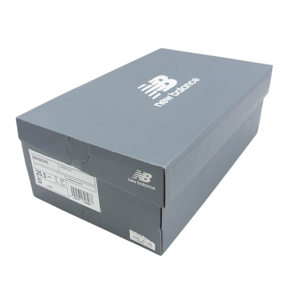 NEW BALANCE ニューバランス BB550CPE ローカット スニーカー マルチカラー系 25.5cm【新古品】【未使用】【中古】