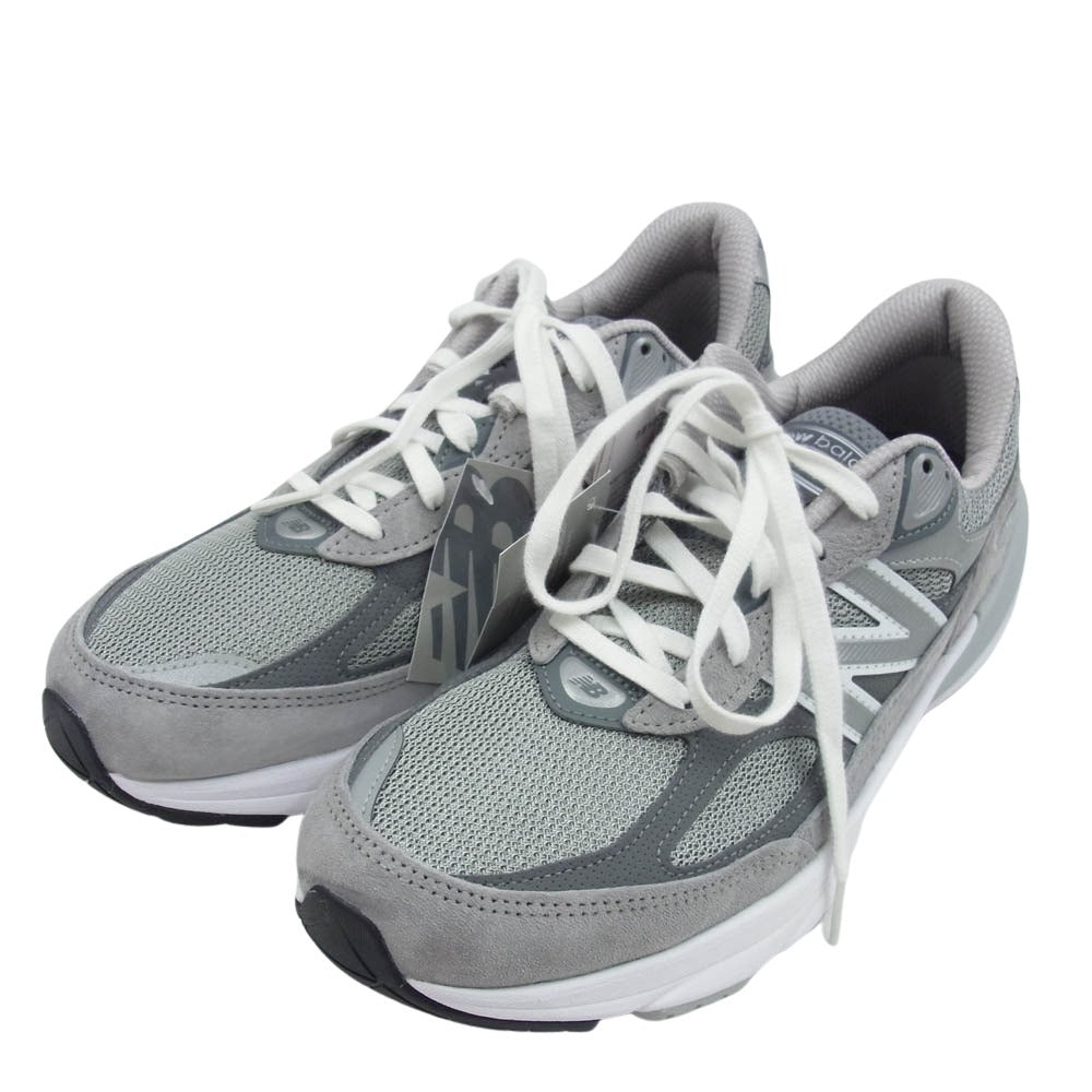 NEW BALANCE ニューバランス M990Gl6 Made in USA 990 v6 GL6 ローカット スニーカー グレー系 27cm【新古品】【未使用】【中古】