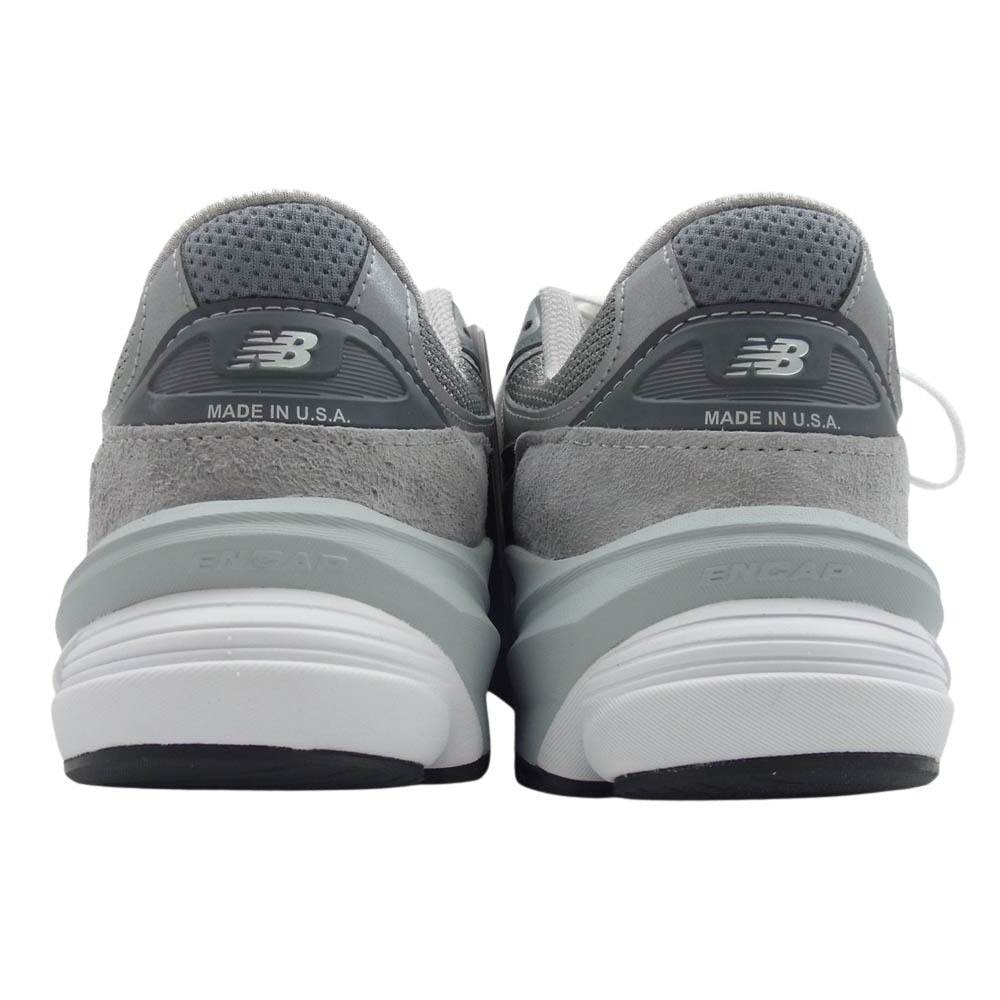 NEW BALANCE ニューバランス M990Gl6 Made in USA 990 v6 GL6 ローカット スニーカー グレー系 27cm【新古品】【未使用】【中古】