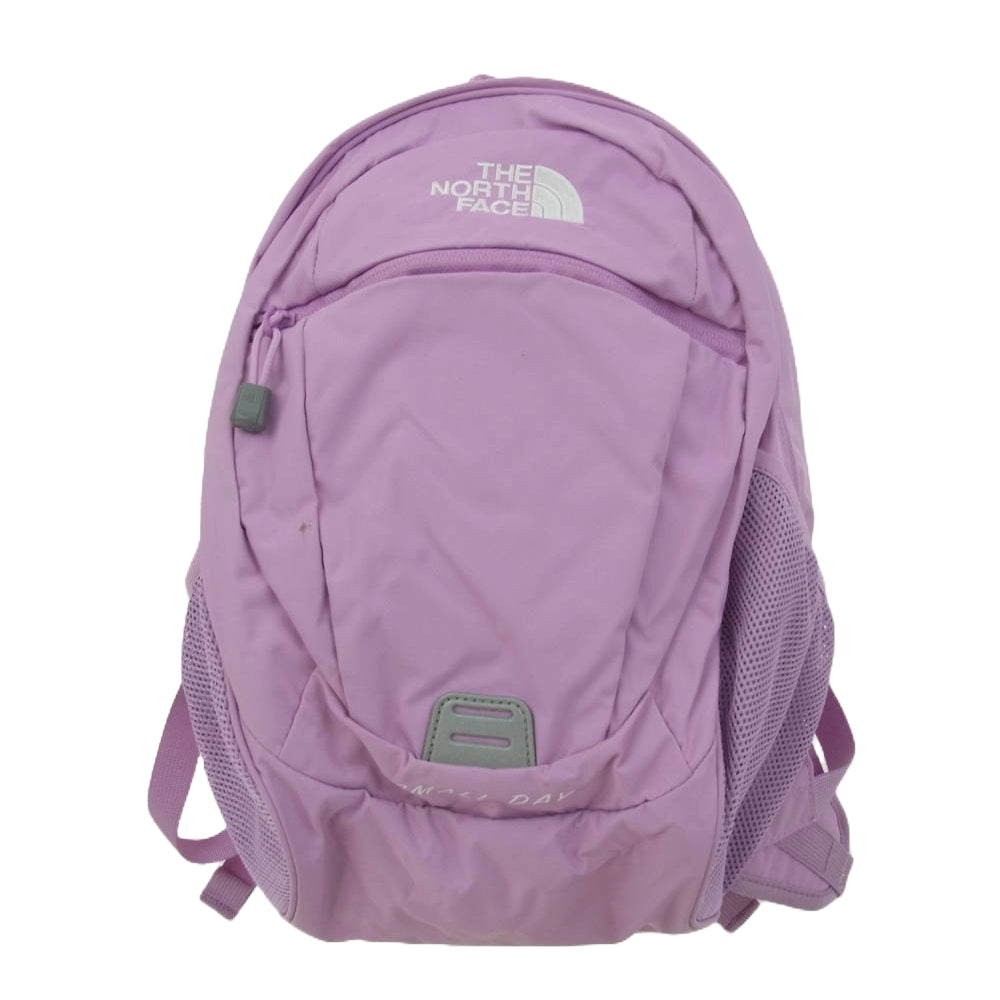 THE NORTH FACE ノースフェイス NMJ72204 K Small Day スモールデイ キッズ  バックパック リュック ピンク系 パープル系【中古】