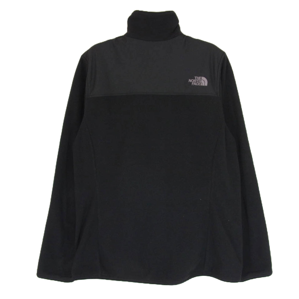 THE NORTH FACE ノースフェイス NLW61804 MTN VERSA MICRO JK マウンテン バーサマイクロ ロゴ刺繍 フリース ジャケット ブラック系 L【中古】