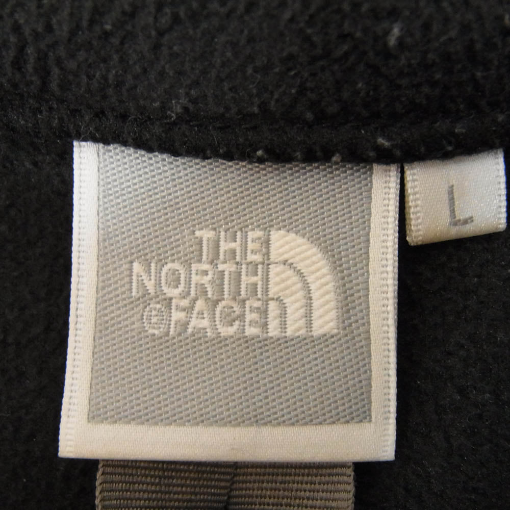 THE NORTH FACE ノースフェイス NLW61804 MTN VERSA MICRO JK マウンテン バーサマイクロ ロゴ刺繍 フリース ジャケット ブラック系 L【中古】