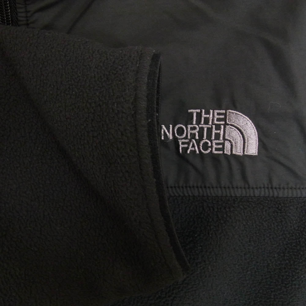 THE NORTH FACE ノースフェイス NLW61804 MTN VERSA MICRO JK マウンテン バーサマイクロ ロゴ刺繍 フリース ジャケット ブラック系 L【中古】