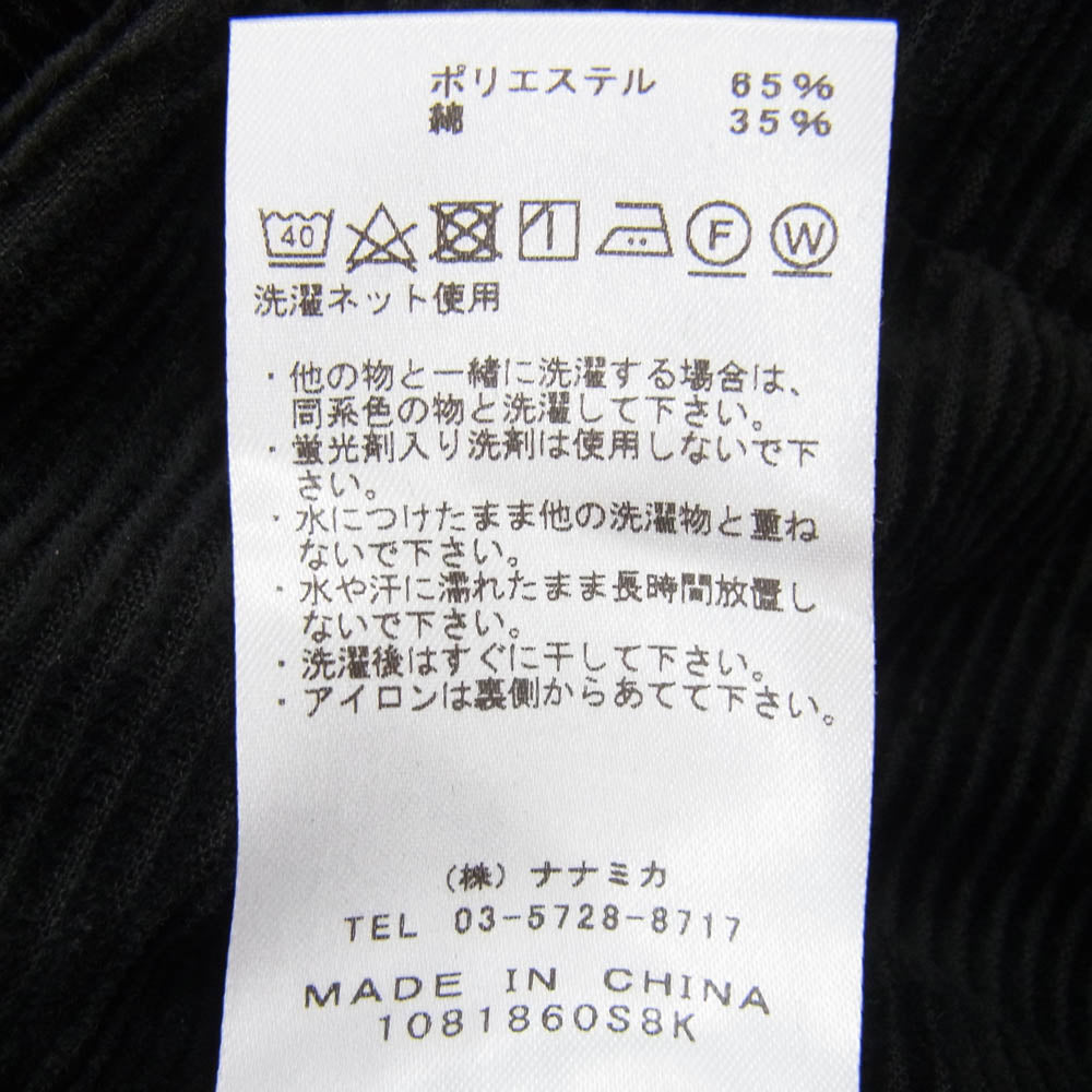 THE NORTH FACE ノースフェイス NTW5157N PURPLELABEL パープルレーベル コーデュロイ パンツ ブラック系 WS【中古】