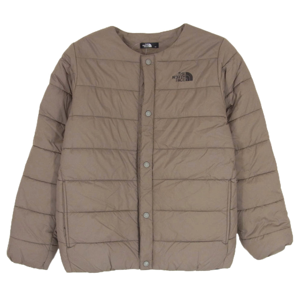 THE NORTH FACE ノースフェイス NYJ82252 BABY Micro Zepher Cardigan マイクロ ゼファー カーディガン グレー系 140【中古】