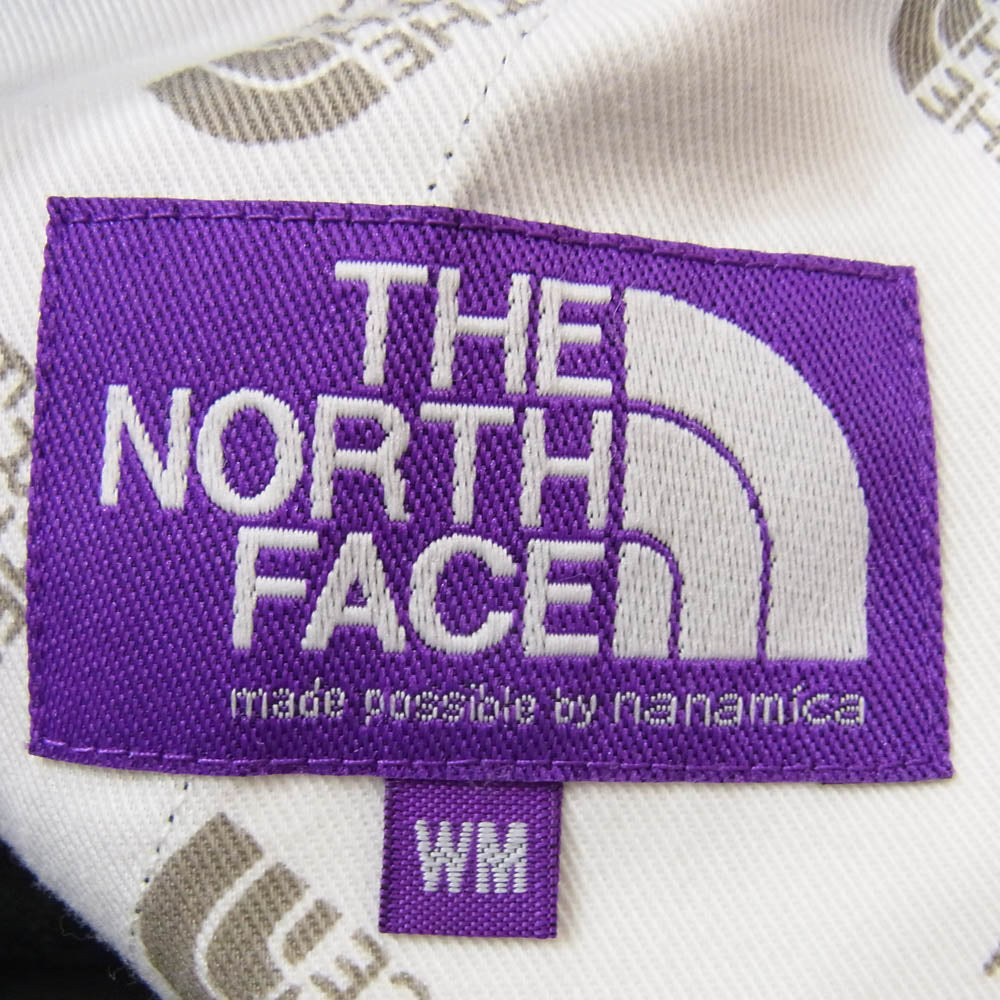 THE NORTH FACE ノースフェイス NT5302N PURPLE LABEL パープルレーベル Stretch Twill Wide Tapered Pants ストレッチ ツイル ワイド テーパード パンツ ブラック系 WM【極上美品】【中古】