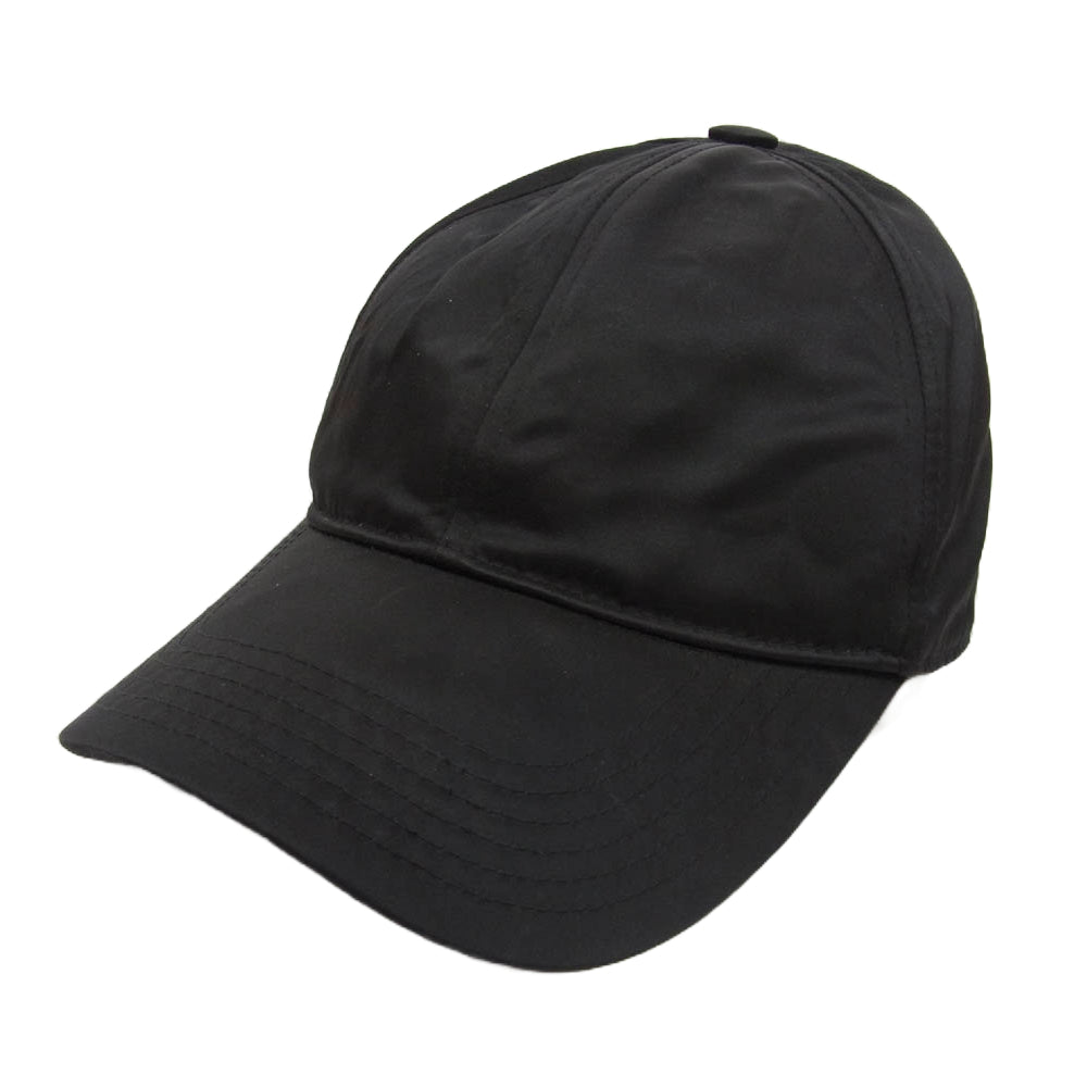 ACNE STUDIOS アクネストゥディオズ 27H173 フェイスパッチ ナイロン キャップ 帽子 ブラック系【中古】