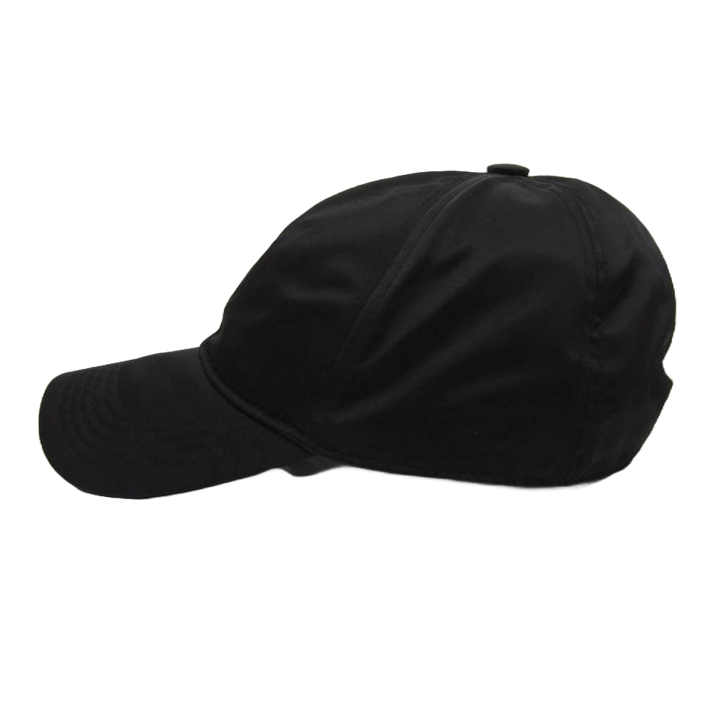 ACNE STUDIOS アクネストゥディオズ 27H173 フェイスパッチ ナイロン キャップ 帽子 ブラック系【中古】