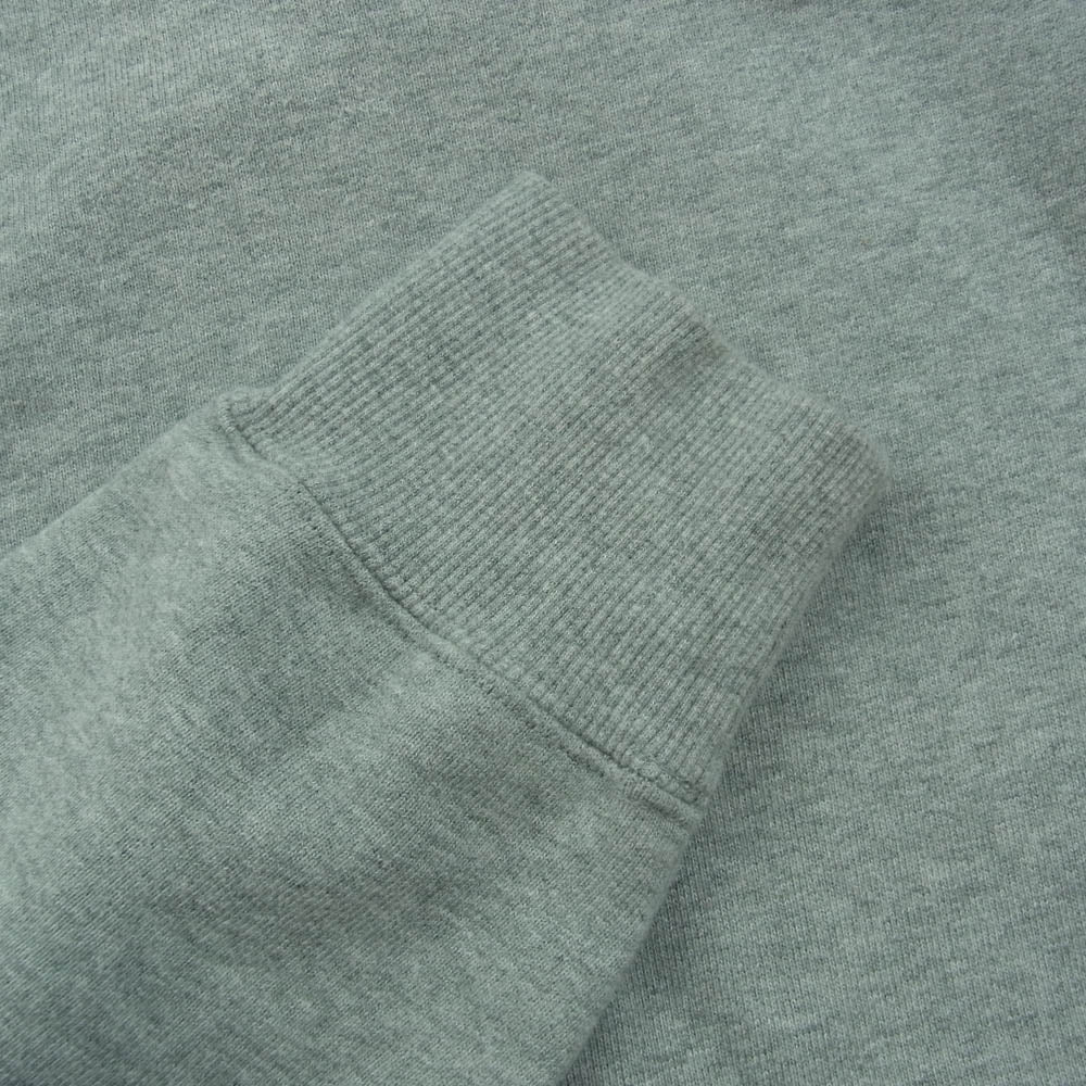 MAISON KITSUNE メゾンキツネ ロゴプリント プルオーバー パーカー フーディ グレー系 M【中古】
