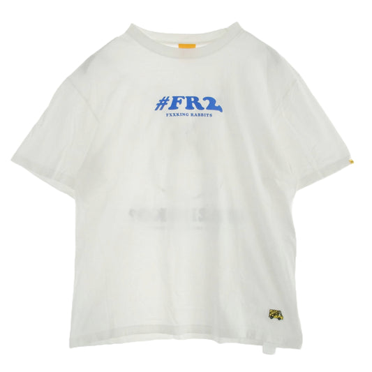 #FR2 エフアールツー #FR2 DOKO? 半袖 Tシャツ ホワイト L ホワイト系 L【中古】