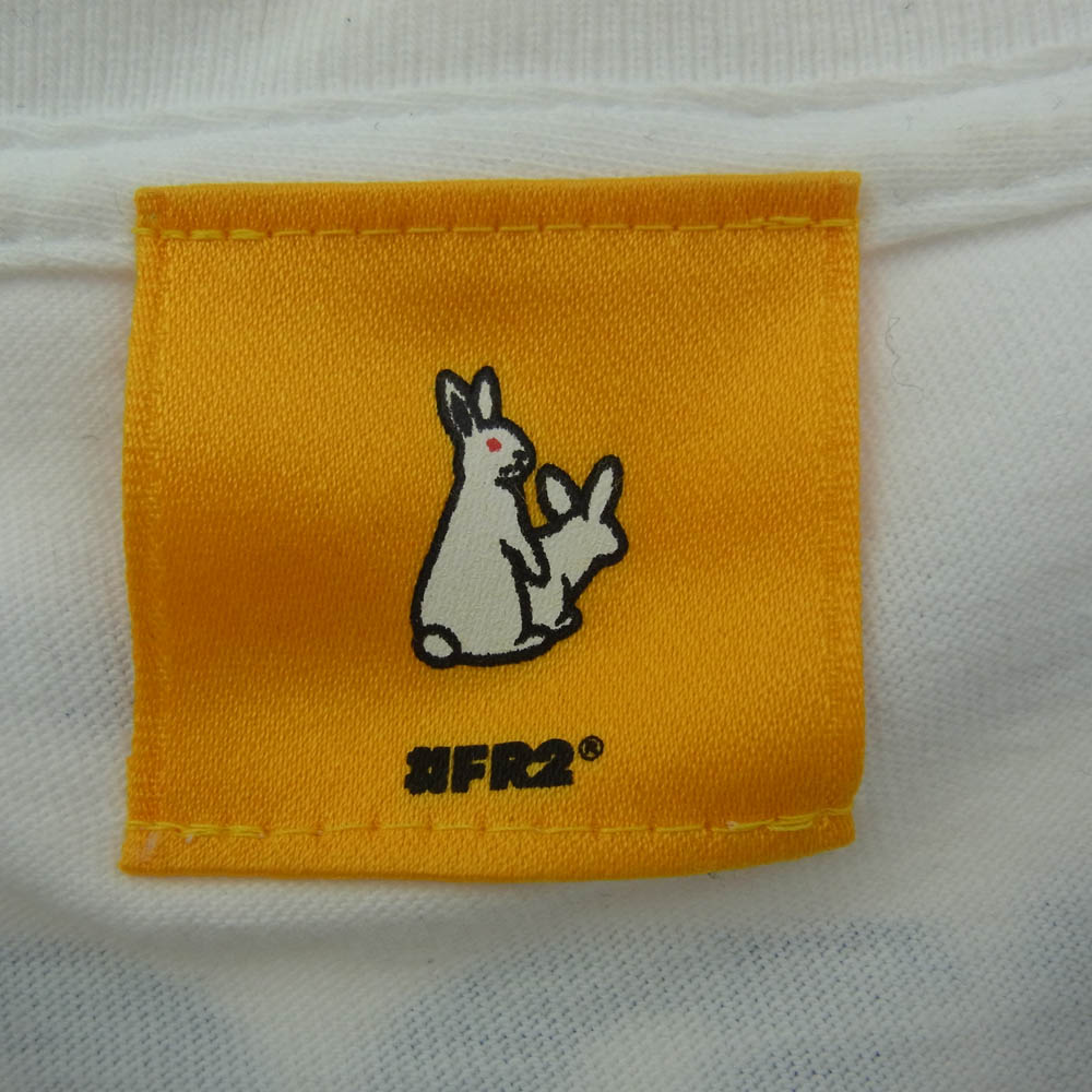 #FR2 エフアールツー #FR2 DOKO? 半袖 Tシャツ ホワイト L ホワイト系 L【中古】