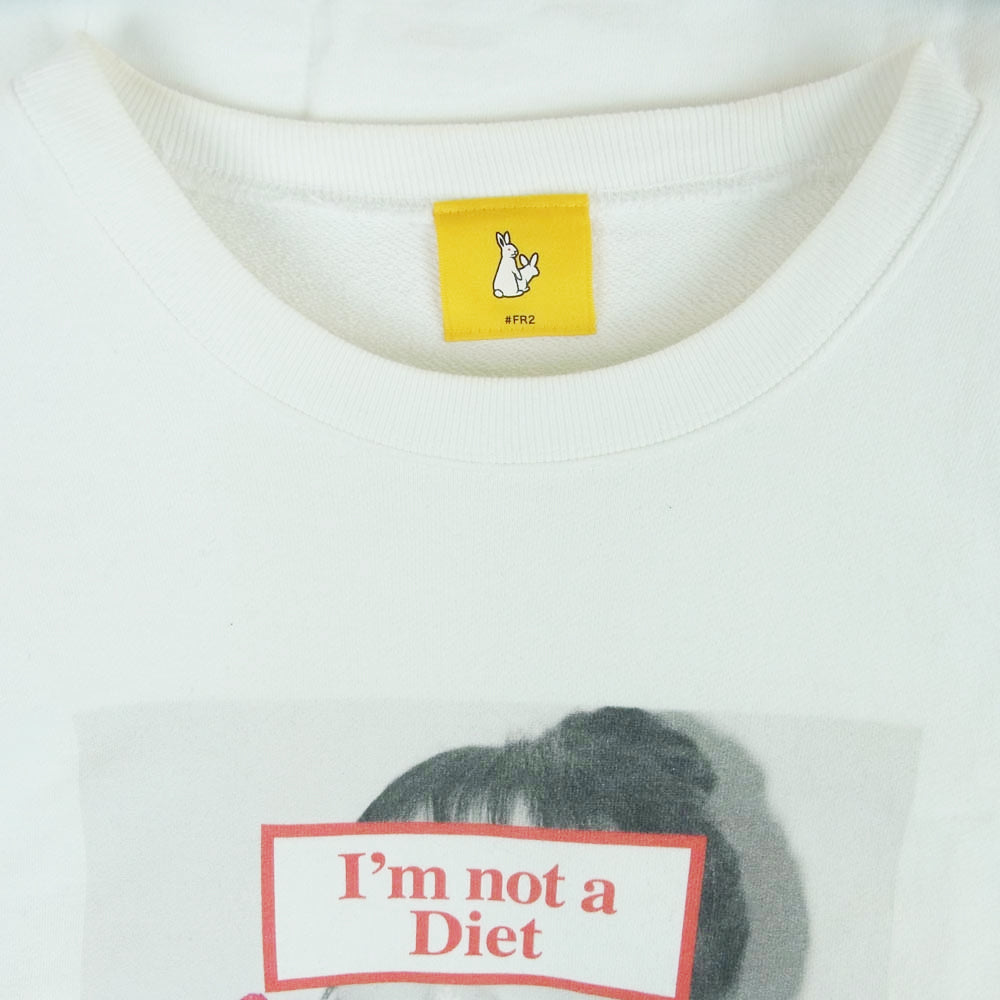 #FR2 エフアールツー 小宮有紗 I'm not a Diet BIRTHDAY PARTY 2020 クルーネック スウェット ホワイト系 L【中古】