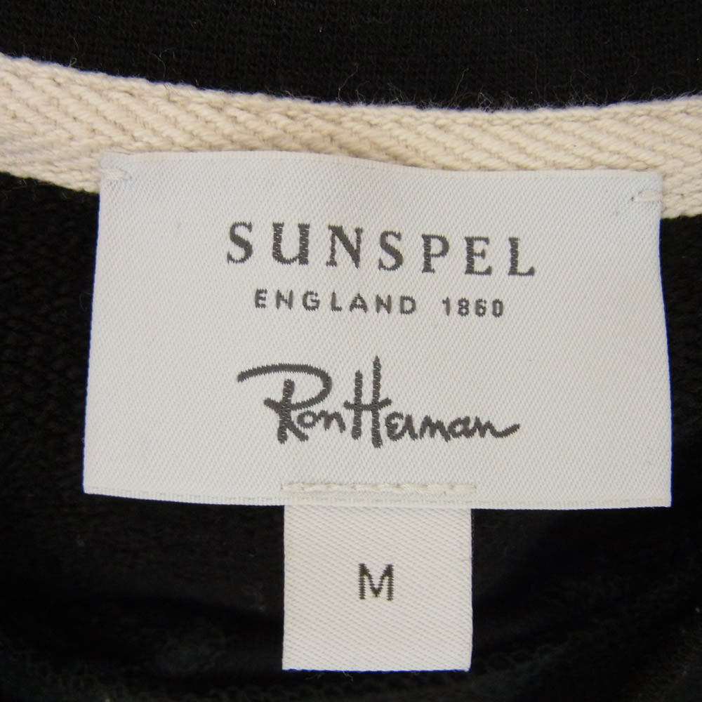 Ron Herman ロンハーマン 572-2169570 × SUNSPEL サンスペル クルーネック スウェット ブラック系 M【中古】