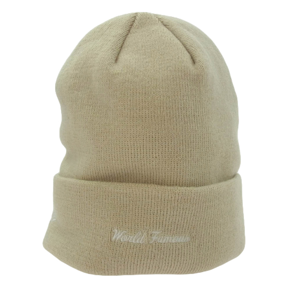 Supreme シュプリーム 24AW New Era Box Logo Beanie ニューエラ ボックス ロゴ ビーニー ニット キャップ ベージュ ベージュ系【中古】