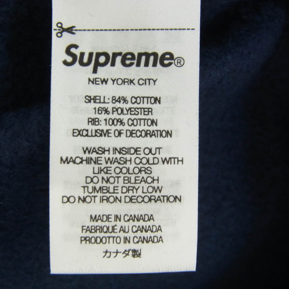 Supreme シュプリーム 24AW Box Logo Hooded Sweatshirt Navy ボックスロゴ スウェット フーディ パーカー ネイビー系 L【中古】