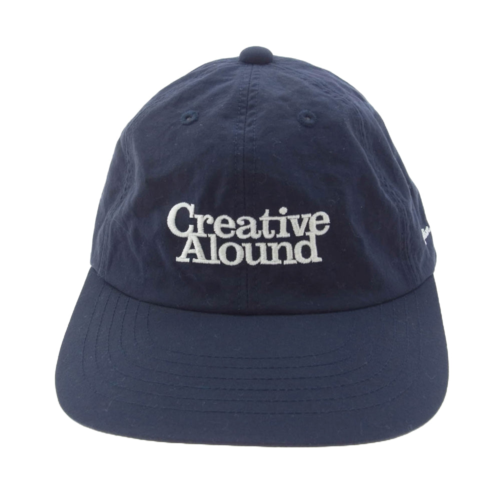 アラウンド Creative alound ナイロン キャップ 帽子 ネイビー系【中古】