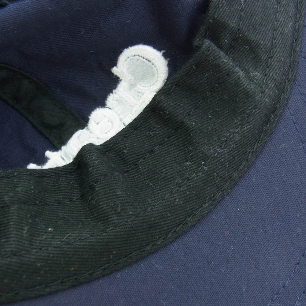 アラウンド Creative alound ナイロン キャップ 帽子 ネイビー系【中古