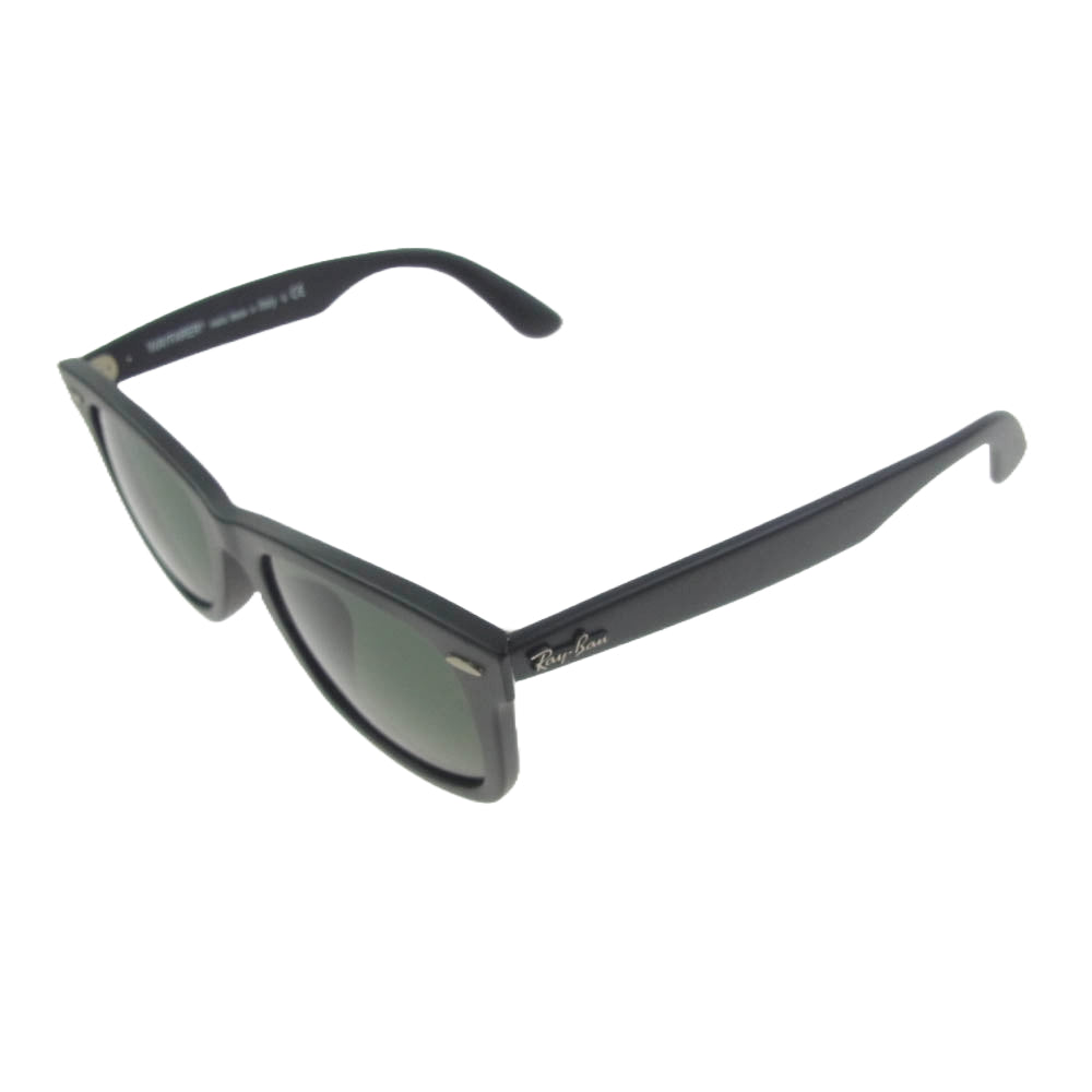 Ray-Ban レイバン 2140-F ウェリントン カラーレンズ サングラス アイウェア ブラック系【中古】