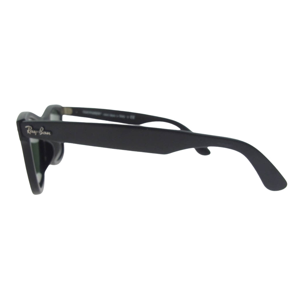 Ray-Ban レイバン 2140-F ウェリントン カラーレンズ サングラス アイウェア ブラック系【中古】