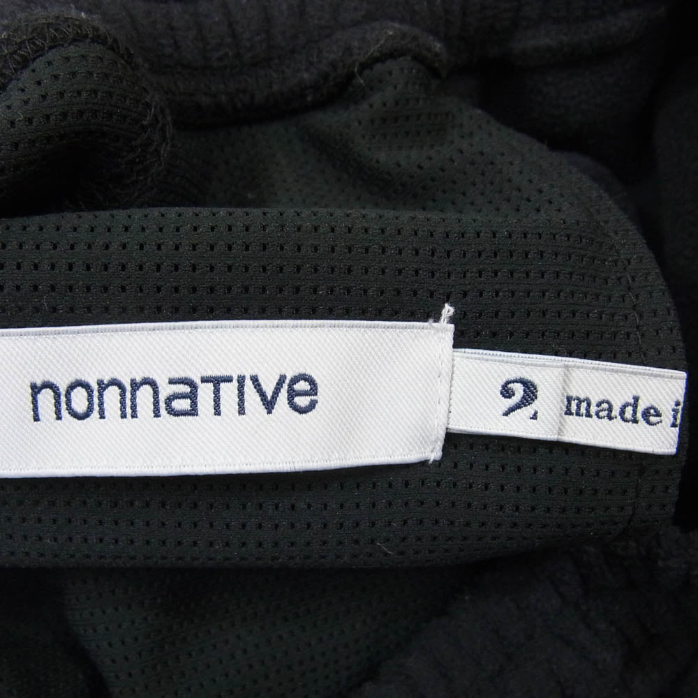 nonnative ノンネイティブ NN-P4034 DWELLER EASY RIB PANTS POLY FLEECE POLARTECR フリース パンツ ボトム ブラック系 2【中古】