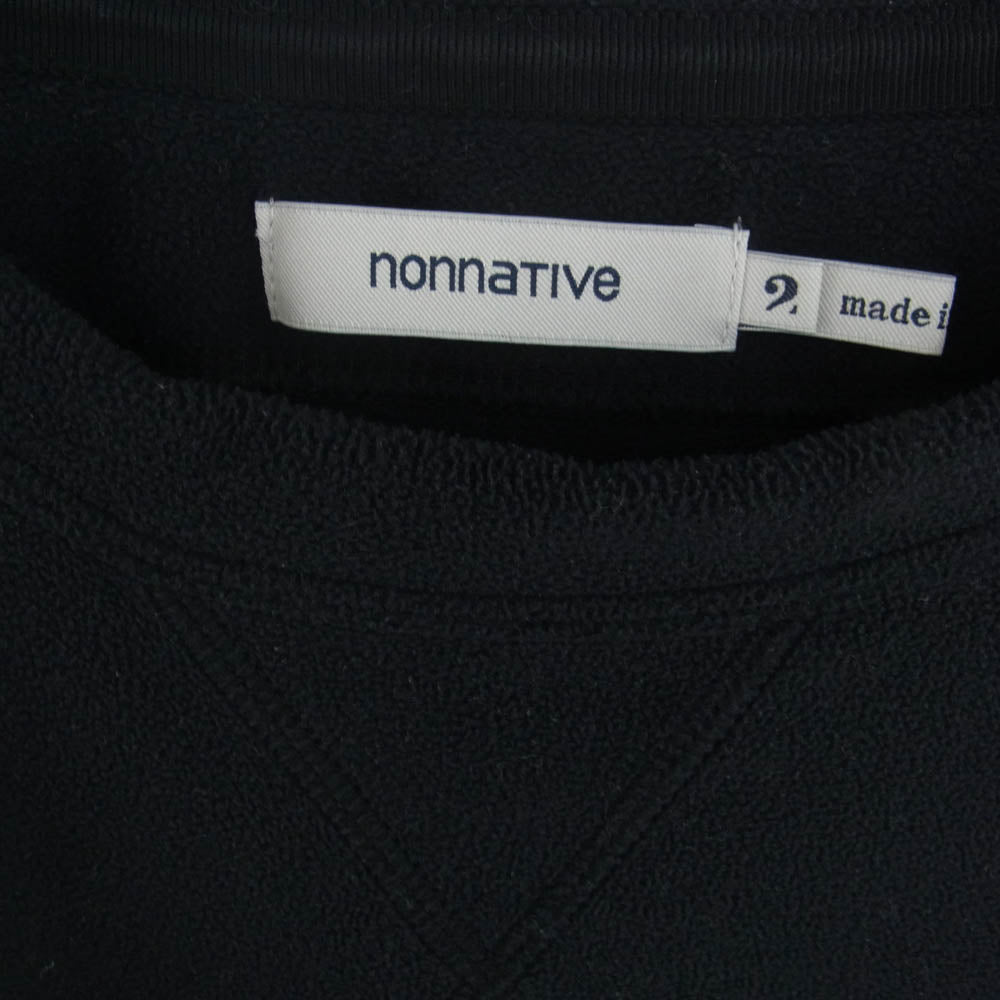 nonnative ノンネイティブ NN-C4003 TROOPER CREW POLY FLEECE POLARTEC クルーネック フリース ブラック 2 ブラック系 2【中古】