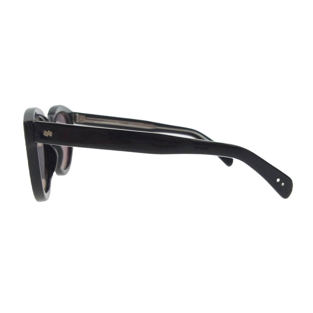 ノンネイティブ × KANEKO OPTICAL カネコオプティカル 金子眼鏡 OFFICER SUNGLASSES サングラス アイウェア ブラック系【中古】