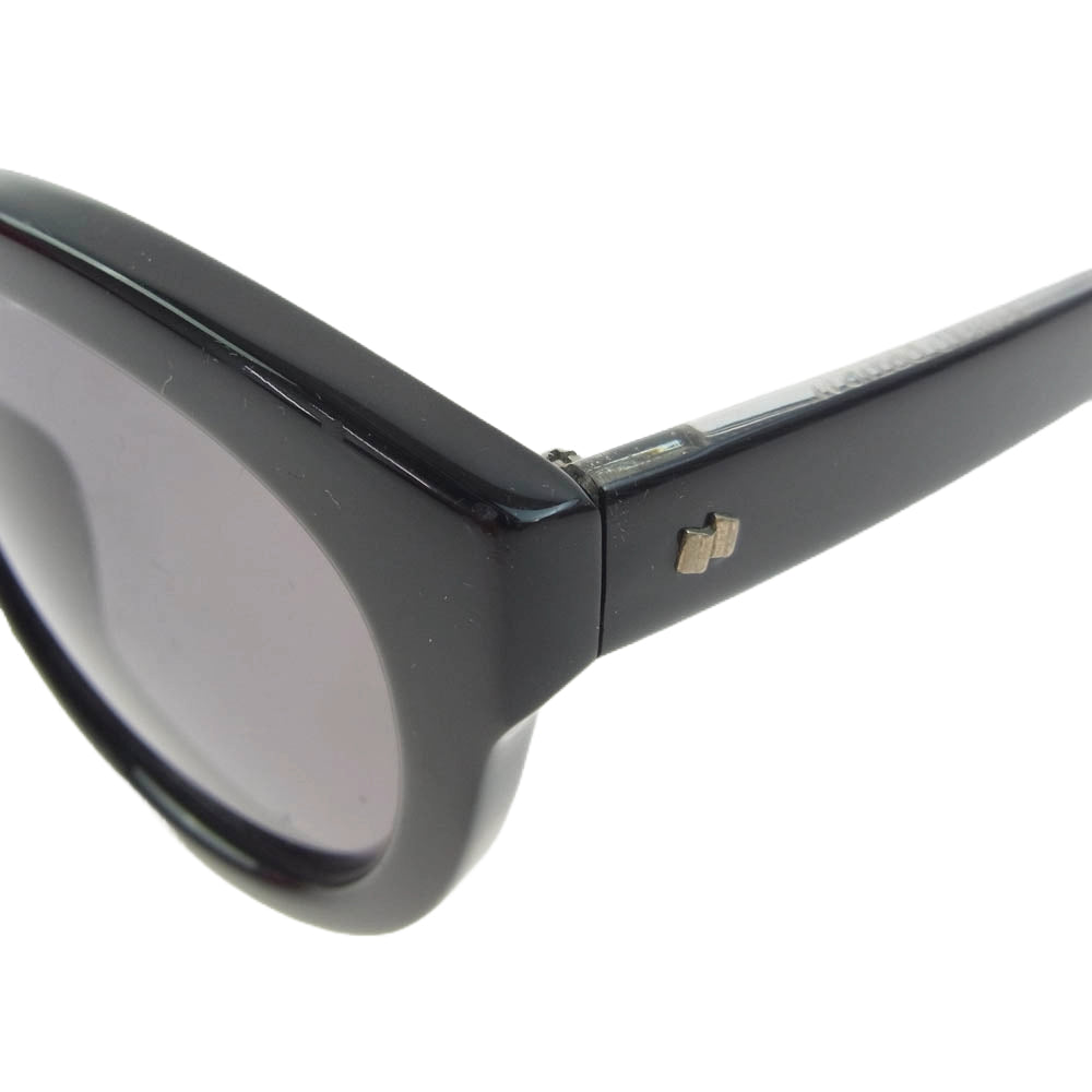 ノンネイティブ × KANEKO OPTICAL カネコオプティカル 金子眼鏡 OFFICER SUNGLASSES サングラス アイウェア ブラック系【中古】